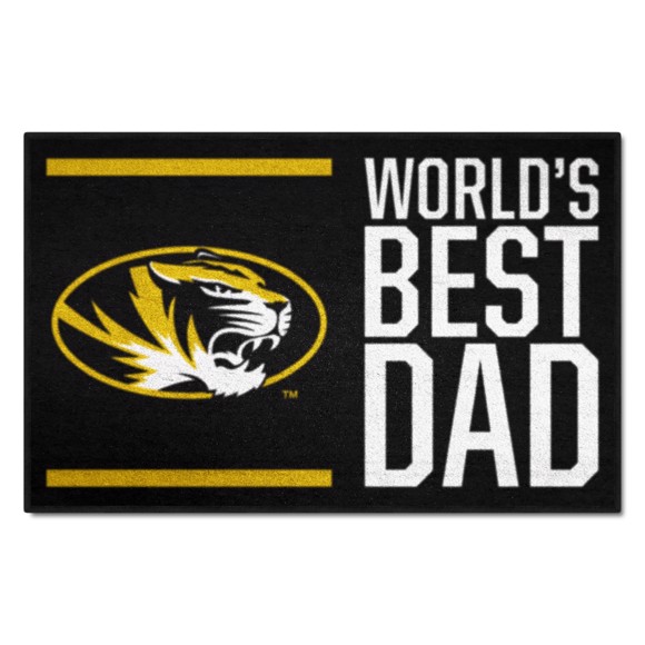 Picture of Missouri Tigers Starter Mat - World's Best Dad