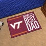 Picture of Virginia Tech Hokies Starter Mat - World's Best Dad