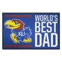 Picture of Kansas Jayhawks Starter Mat - World's Best Dad