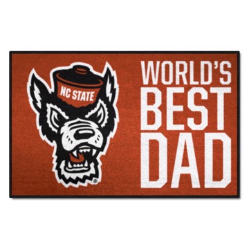 Picture of NC State Wolfpack Starter Mat - World's Best Dad