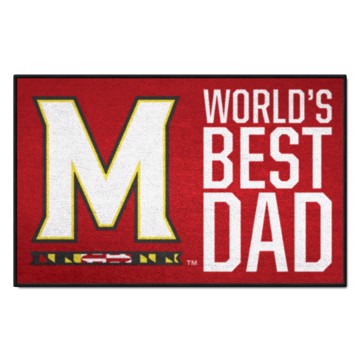 Picture of Maryland Terrapins Starter Mat - World's Best Dad