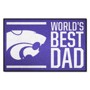 Picture of Kansas State Wildcats Starter Mat - World's Best Dad
