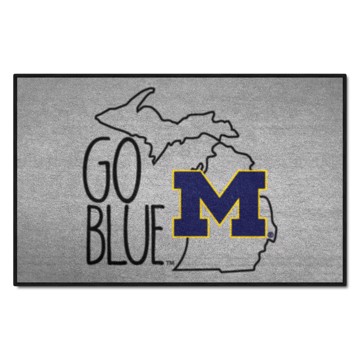 Picture of Michigan Wolverines Southern Style Starter Mat