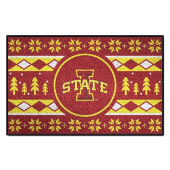 Picture of Iowa State Cyclones Starter Mat - Holiday Sweater