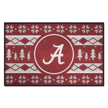 Picture of Alabama Crimson Tide Starter Mat - Holiday Sweater