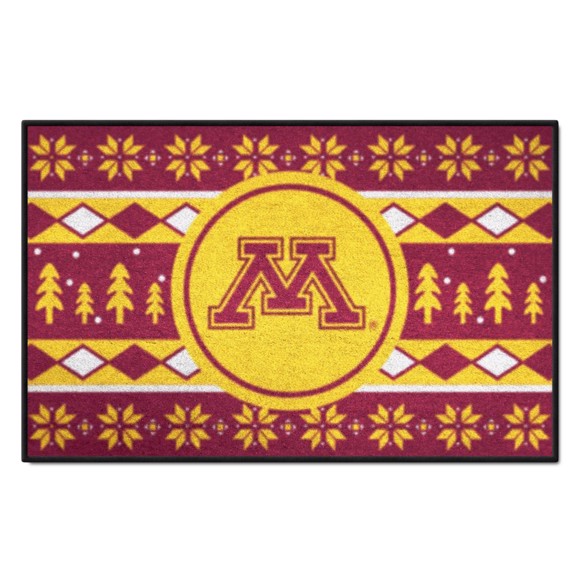 Picture of Minnesota Golden Gophers Starter Mat - Holiday Sweater