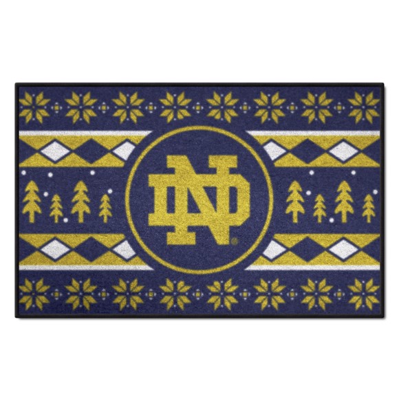 Picture of Notre Dame Fighting Irish Starter Mat - Holiday Sweater