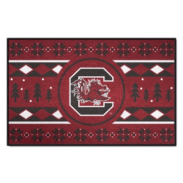 Picture of South Carolina Gamecocks Starter Mat - Holiday Sweater