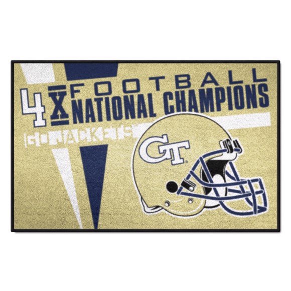 Picture of Georgia Tech Yellow Jackets Dynasty Starter Mat