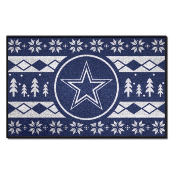 Picture of Dallas Cowboys Holiday Sweater Starter Mat