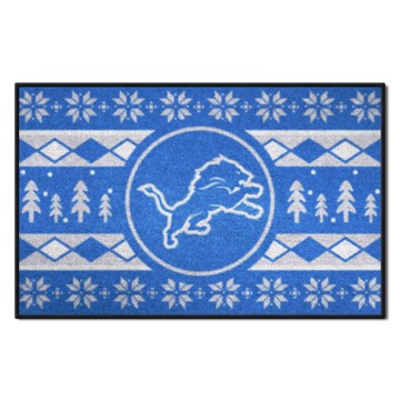 Picture of Detroit Lions Holiday Sweater Starter Mat
