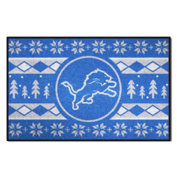 Picture of Detroit Lions Holiday Sweater Starter Mat
