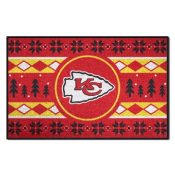 Picture of Kansas City Chiefs Holiday Sweater Starter Mat