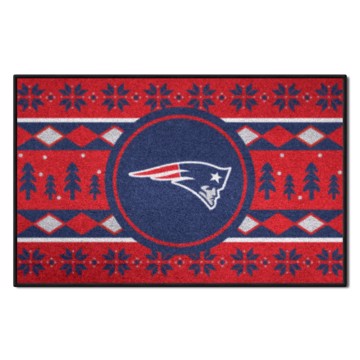 Picture of New England Patriots Holiday Sweater Starter Mat