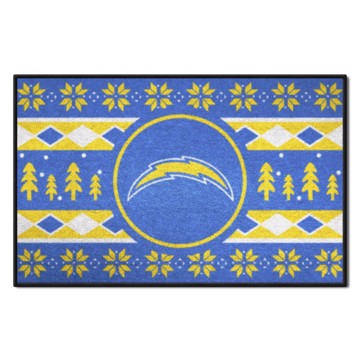 Picture of Los Angeles Chargers Holiday Sweater Starter Mat
