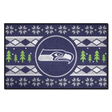 Picture of Seattle Seahawks Holiday Sweater Starter Mat