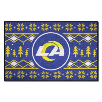 Picture of Los Angeles Rams Holiday Sweater Starter Mat