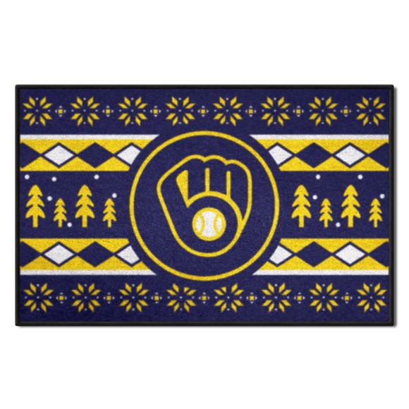 Picture of Milwaukee Brewers Holiday Sweater Starter Mat
