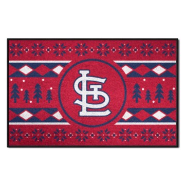 Picture of St. Louis Cardinals Holiday Sweater Starter Mat