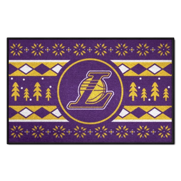 Picture of Los Angeles Lakers Holiday Sweater Starter Mat