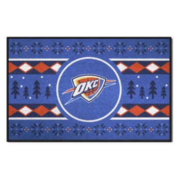 Picture of Oklahoma City Thunder Holiday Sweater Starter Mat