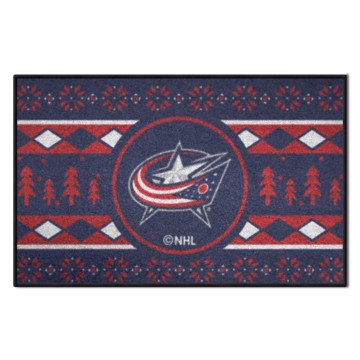 Picture of Columbus Blue Jackets Holiday Sweater Starter Mat