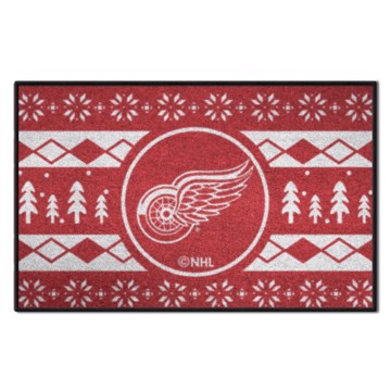 Picture of Detroit Red Wings Holiday Sweater Starter Mat