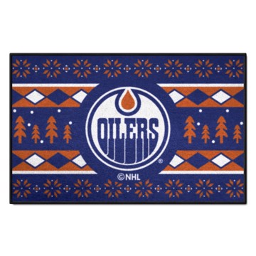 Picture of Edmonton Oilers Holiday Sweater Starter Mat