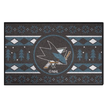 Picture of San Jose Sharks Holiday Sweater Starter Mat