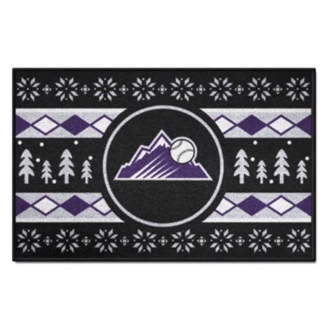 Picture of Colorado Rockies Holiday Sweater Starter Mat