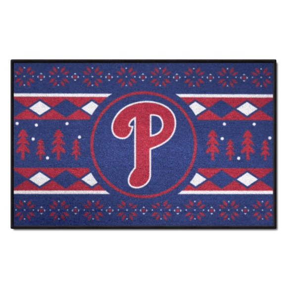 Picture of Philadelphia Phillies Holiday Sweater Starter Mat