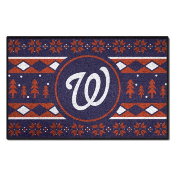 Picture of Washington Nationals Holiday Sweater Starter Mat