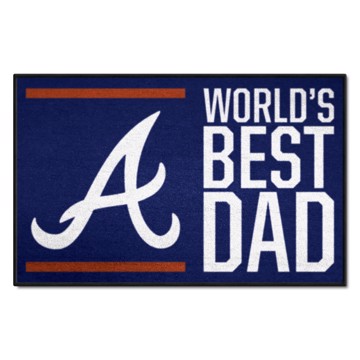Picture of Atlanta Braves World's Best Dad Starter Mat
