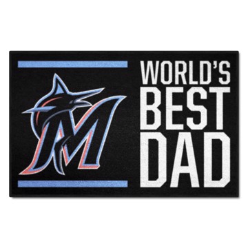 Picture of Miami Marlins World's Best Dad Starter Mat