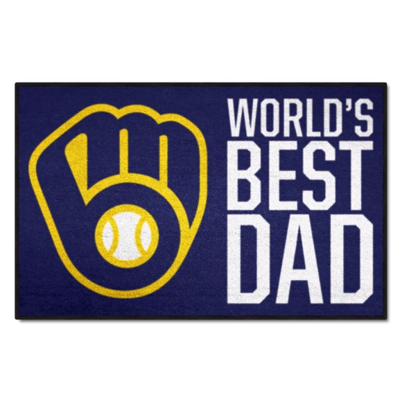 Picture of Milwaukee Brewers World's Best Dad Starter Mat