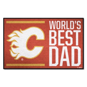 Picture of Calgary Flames Starter Mat - World's Best Dad