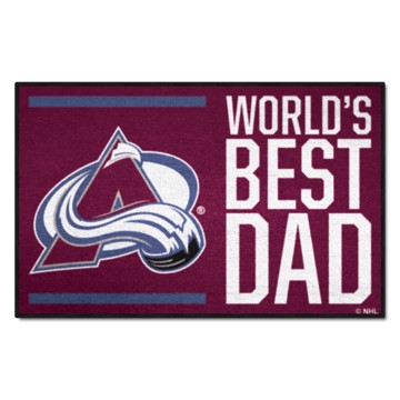 Picture of Colorado Avalanche Starter Mat - World's Best Dad