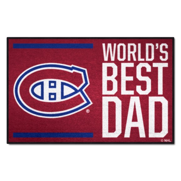Picture of Montreal Canadiens Starter Mat - World's Best Dad