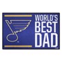 Picture of St. Louis Blues Starter Mat - World's Best Dad