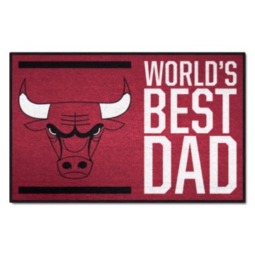 Picture of Chicago Bulls Starter Mat - World's Best Dad