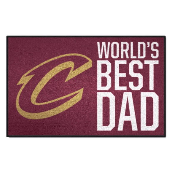 Picture of Cleveland Cavaliers Starter Mat - World's Best Dad
