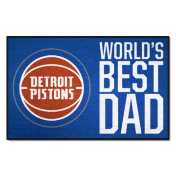 Picture of Detroit Pistons Starter Mat - World's Best Dad