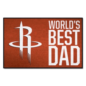 Picture of Houston Rockets Starter Mat - World's Best Dad