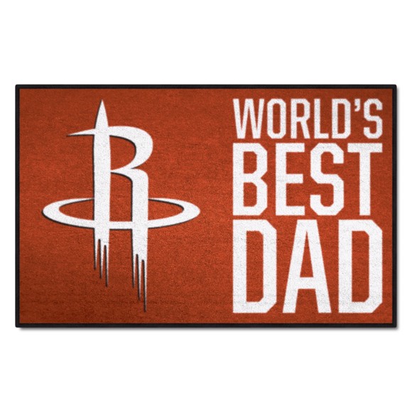Picture of Houston Rockets Starter Mat - World's Best Dad