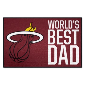 Picture of Miami Heat Starter Mat - World's Best Dad