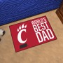 Picture of Cincinnati Bearcats Starter Mat - World's Best Dad