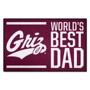 Picture of Montana Grizzlies Starter Mat - World's Best Dad