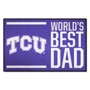 Picture of TCU Horned Frogs Starter Mat - World's Best Dad