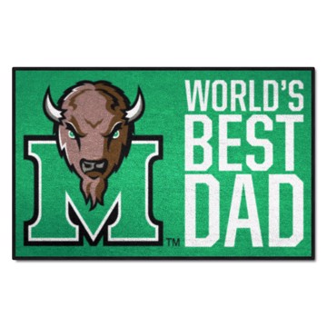 Picture of Marshall Thundering Herd Starter Mat - World's Best Dad