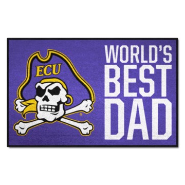 Picture of East Carolina Pirates Starter Mat - World's Best Dad